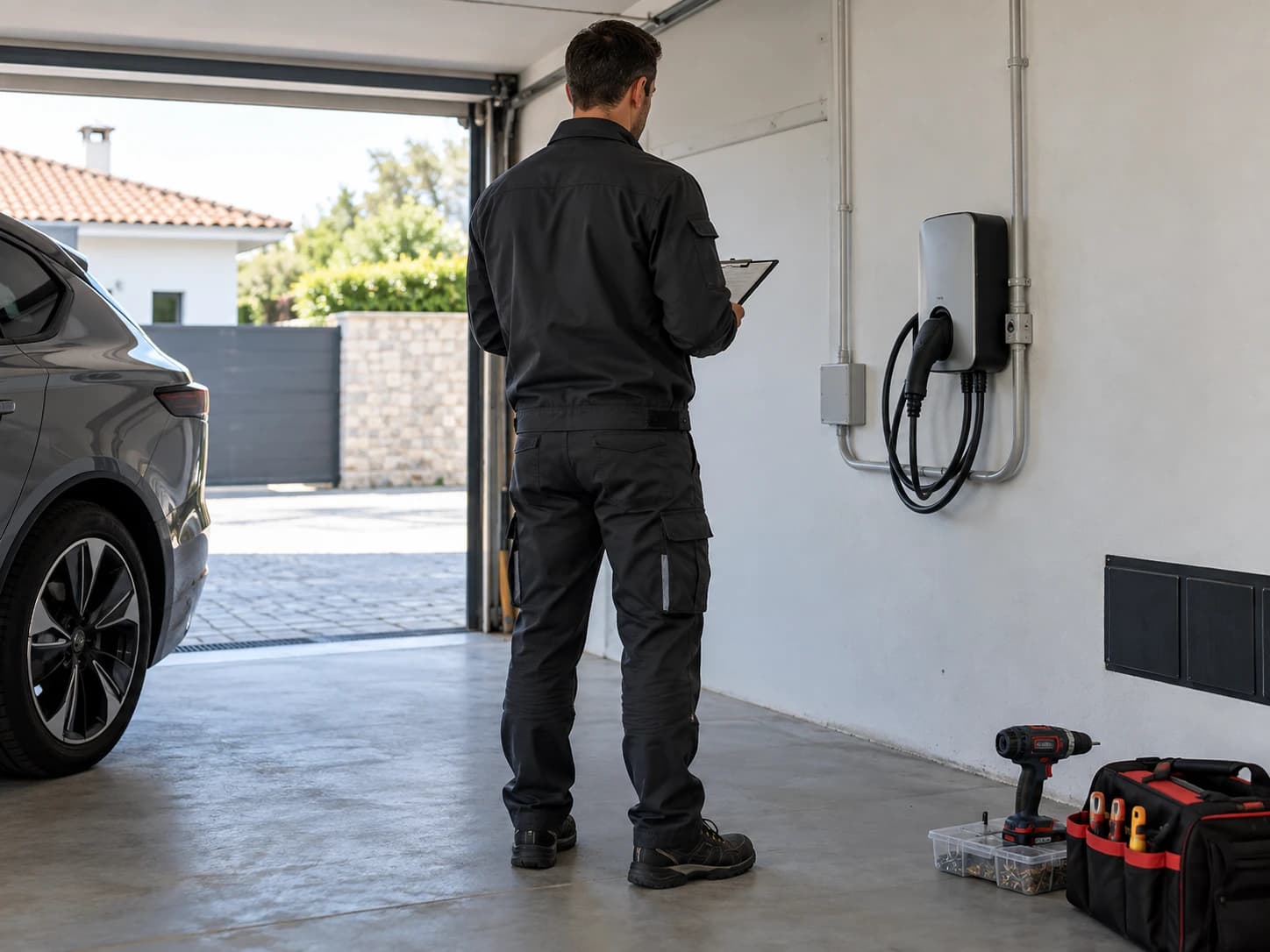Avaliação técnica de uma instalação para carregamento elétrico